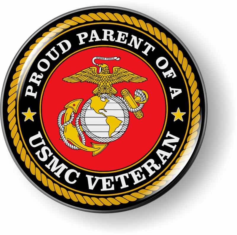 USMC - Proud Parent of a USMC Veteran USMC - Proud Parent of a USMC Veteran